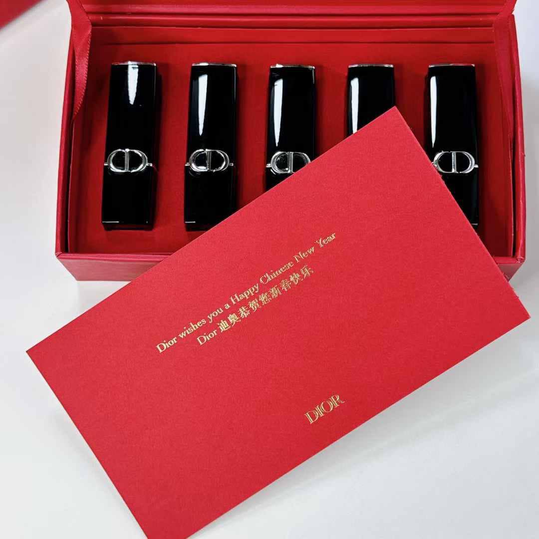 Chritian Dior Lipstick Set 5 Pcs