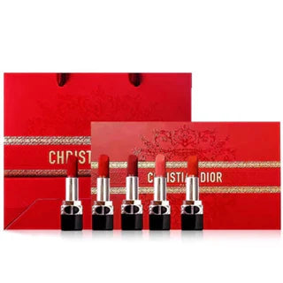 Chritian Dior Lipstick Set 5 Pcs